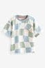 Yellow/White All-Over Print Short Sleeve T-Shirt (3mths-7yrs)