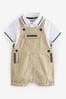 Stone Baker by Ted Baker Polo and Dungaree Set