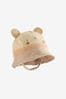 Neutral Bear Baby Bucket Hat (0mths-2yrs)