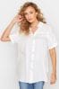 Long Tall Sally White Short Sleeve Shirt