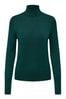 ONLY Green Knitted Roll Neck Jumper