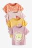 Rosa Bär Charakter - Kurzärmelige T-Shirts im 4er-Pack (3 Monate bis 7 Jahre)