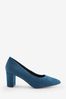 JD Williams Blue Wide Fit Comfort Flexible Court Shoes
