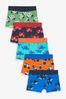 Bright Primary Print Trunks 5 Pack (1.5-16yrs)