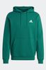 adidas Dark Green Essentials Feelcozy Hoodie