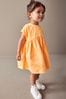 Orange Boxy Cotton Dress (3mths-7yrs)