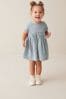 Blue Stripe Boxy Cotton Dress (3mths-7yrs)