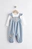 Blue Character Baby Dungarees & Bodysuit Set (0mths-3yrs)