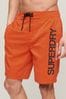 Superdry Orange Sportswear Board Shorts