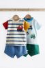 Monochrome Baby T-Shirts And Shorts Set 2 Pack