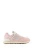 New Balance Pink Womens 574 Trainers
