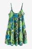 Myleene Klass Green/Blue Mini Summer Dress