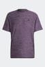 adidas Purple Train Essentials Stretch Training T-Shirt
