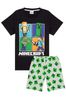 Vanilla Underground Minecraft Jungen Kurzer, lizensierter Gaming-Pyjama