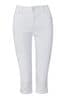 Joe Browns White Essentials Stretch Capri Trousers