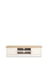Cream Malvern Oak Effect Up to 80 inch Slim TV Unit, Up to 80 inch