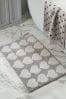 Grey Hearts Bath Mat