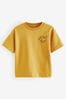 Yellow Simple Short Sleeve T-Shirt (3mths-7yrs)