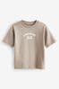 Neutral Simple Short Sleeve T-Shirt (3mths-7yrs)