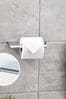 Chrome Oslo Wall Mount Toilet Roll Holder, Wall Mount