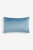 Pale Blue 40 x 59cm Matte Velvet Cushion, 40 x 59cm