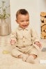 Stone Natural Utility Baby Jumpsuit