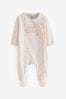 Pink Little Sister Baby Sleepsuit (0-18mths)