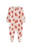 Red Hearts Baby Sleepsuit (0-2yrs)