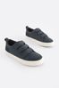 Navy Blue Wide Fit (G) 3 Strap Touch Fastening Trainers