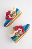 Paw Patrol Blue Colourblock Wide Fit (G) Double Strap Trainers, Wide Fit (G)