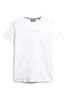 Superdry White Vintage Logo Emb Vee T-Shirt