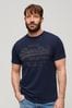 Superdry Blue Classic Vl Heritage T-Shirt