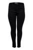 ONLY Curve Black High Waist Skinny givenchy Jeans