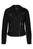 VERO MODA Black Faux Fur Leather Jacket