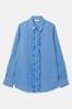 Joules Selene Blue 100% Linen Shirt
