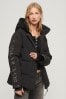 Superdry Black Hooded City Padded Wind Parka Jacket