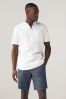 Weiß - zum Überziehen - Linen Blend Short Sleeve Shirt, Overhead