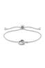 Jon Richard Silver Tone Crystal Heart Bracelet