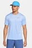 Nike Blue Dri-FIT Miler Breathe Running T-Shirt