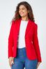 Roman Red Button Detail Stretch Blazer