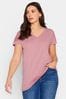 Long Tall Sally Pink PREMIUM V-Neck T-Shirt