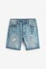 Gebleicht, ausgewaschen - Denim-Shorts (12 Monate bis 16 Jahre), Standard