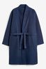 Loungeable Blue Mens Waffle Robe