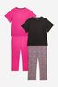 Simply Be Pink Pretty Secrets Value Pyjama Sets 2 Pack
