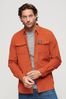 Superdry Orange Relaxed Fit Trailsman Corduroy Shirt