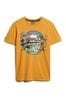 Superdry Yellow Japanese Vintage Logo Graphic T-Shirt