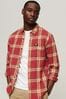 Black Superdry Organic Cotton Lumberjack Check Shirt