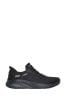 Skechers Black Womens Bobs Squad Chaos Slip In Trainers