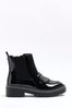 River Island Black Quilted Loafer Boots