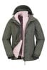 Mountain Warehouse Damen Storm Wasserdichte 3-in-1-Jacke